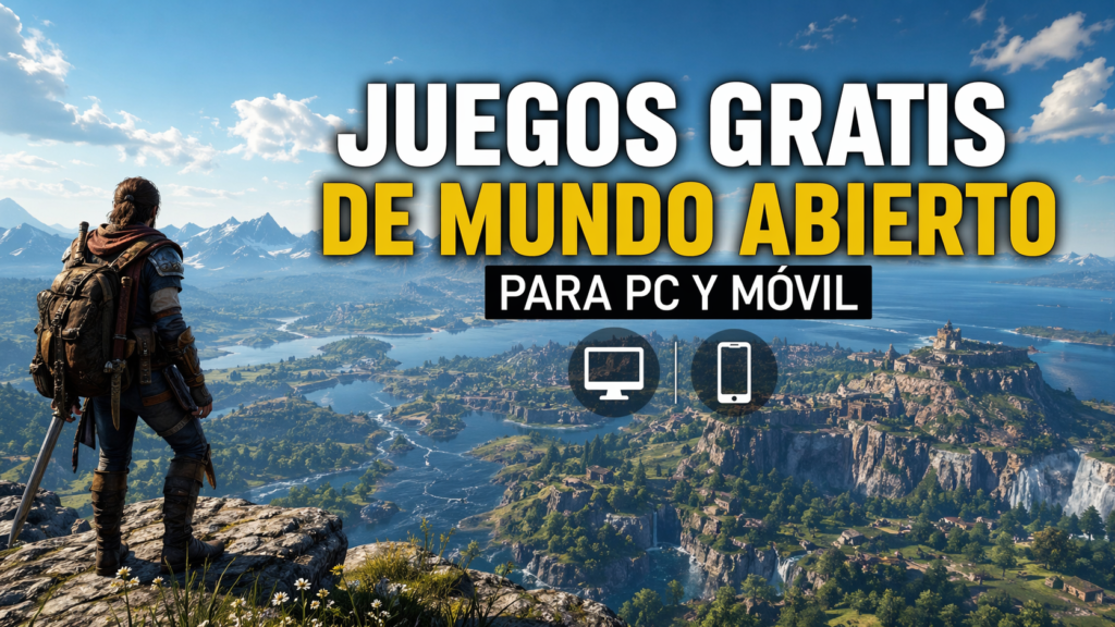 imagen ilustrativa juegos gratis de mundo abierto para PC y móvil
